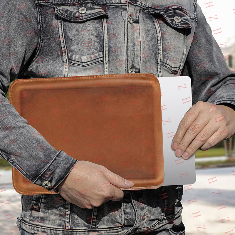 Laptop Sleeve - P+ Genuine Leather Laptop Sleeve Case