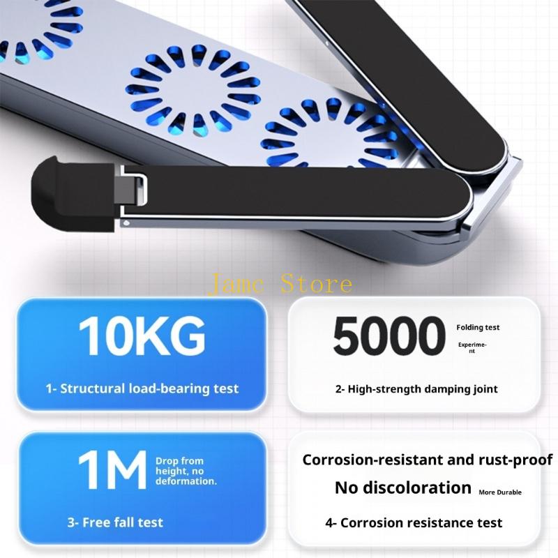 LX0B Portable Aluminum Cooling - Laptop Cooling Pad 评论和价格