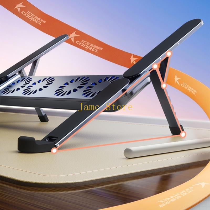LX0B Portable Aluminum Cooling - Laptop Cooling Pad 评论和价格