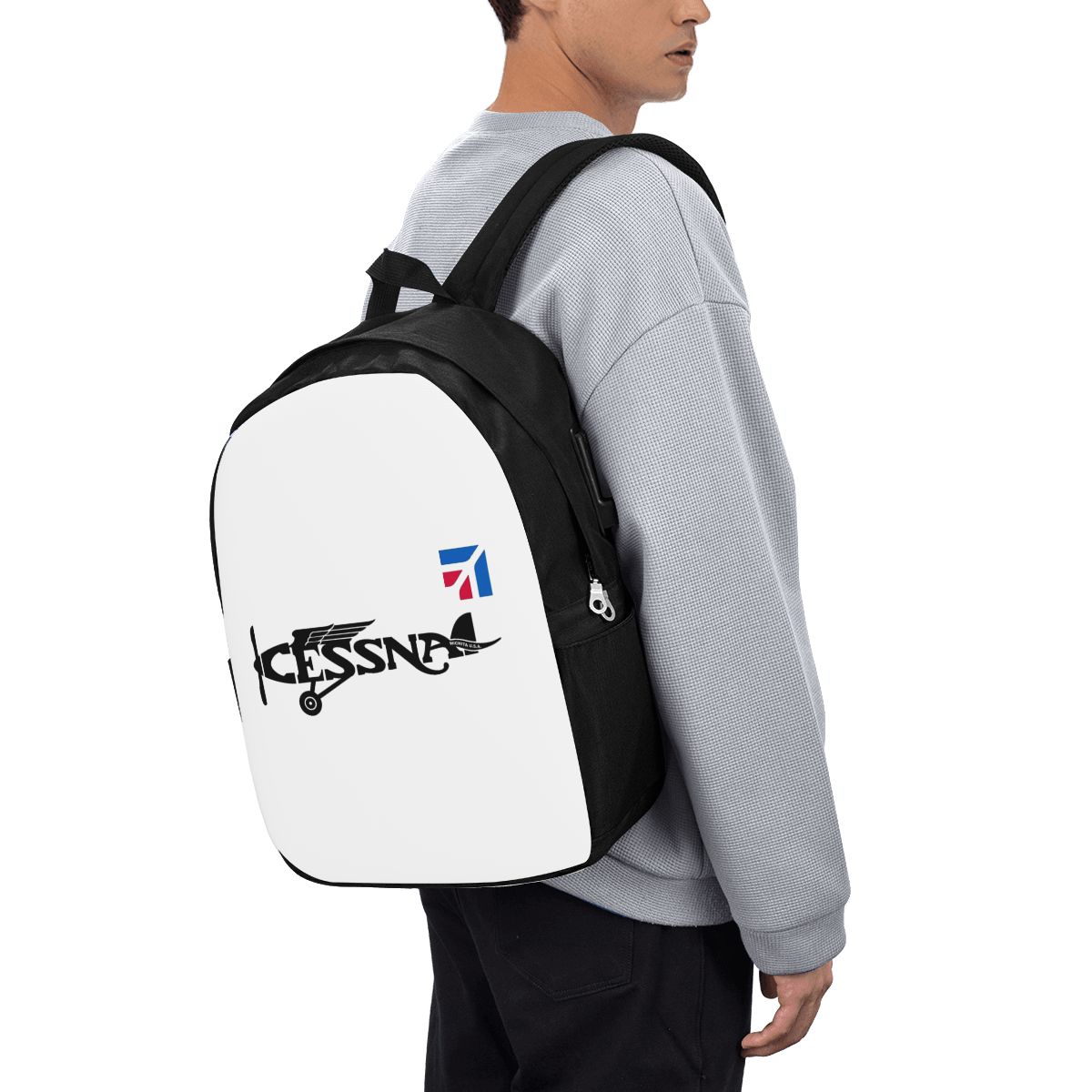 Cessna Logo Backpack Travel No - Laptop Bag 评论和价格