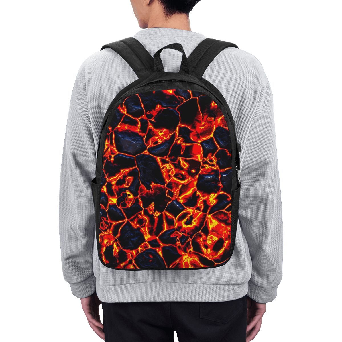 Magma Volcano Lava Fire Backpa - Laptop Bag 评论和价格