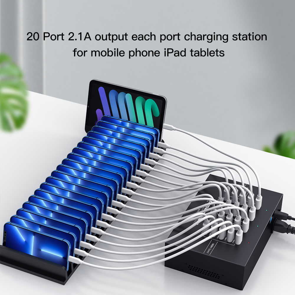 20-Port USB 3.0 Charging Hub w - Usb Hub 评论和价格
