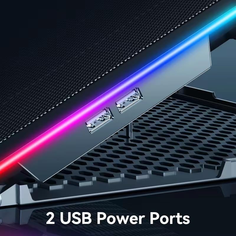 RGB Laptop Cooling Pad Gaming  - Laptop Cooling Pad 评论和价格