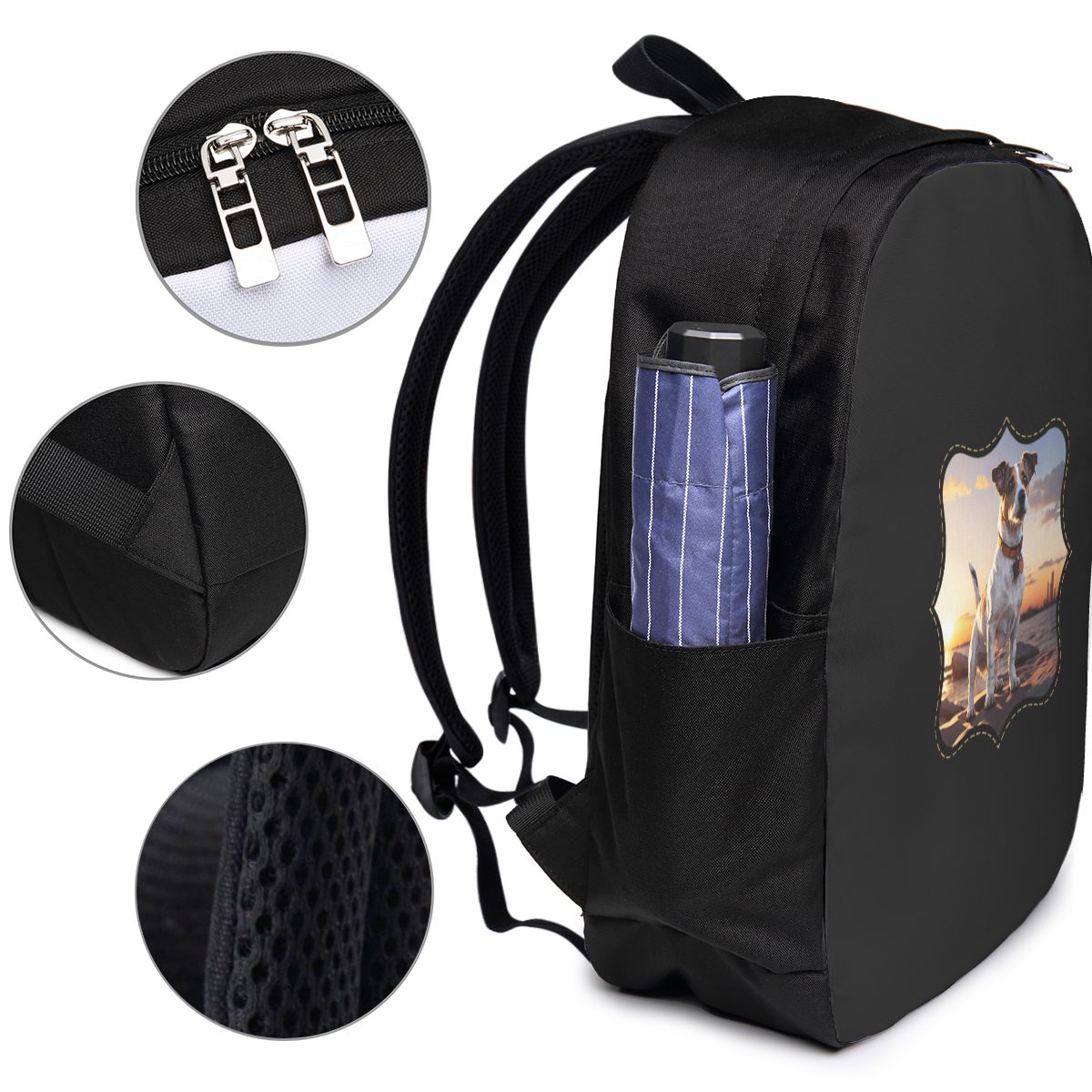 Jack Russell Dog At Sunset Bac - Laptop Bag 评论和价格