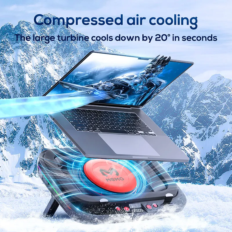 Memo Laptop Cooler with LED Di - Laptop Cooling Pad 评论和价格