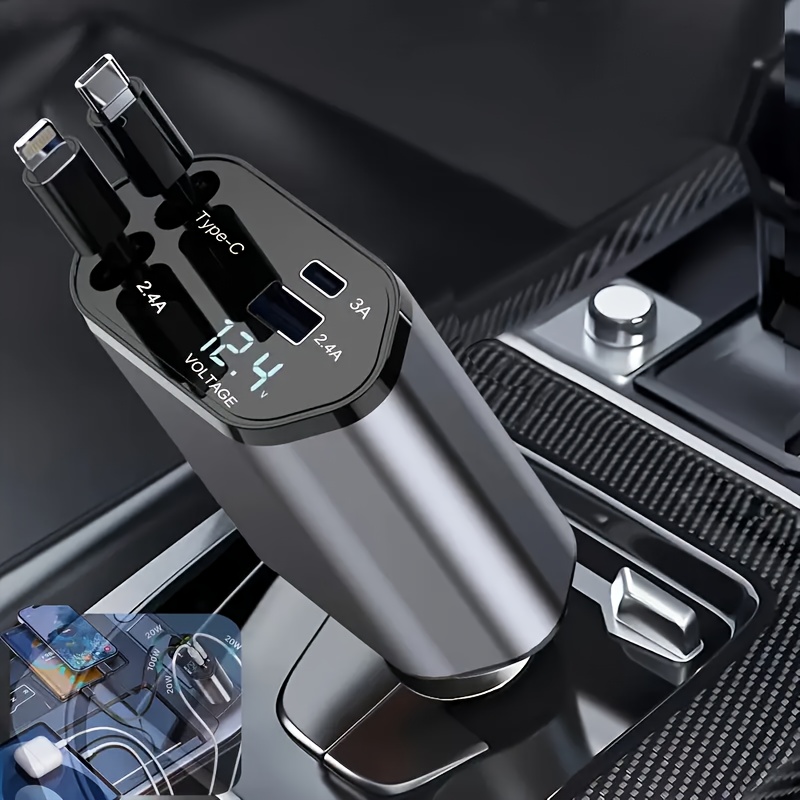 4 In 1 Fast Car Phone Charger, - Usb C Hub 评论和价格
