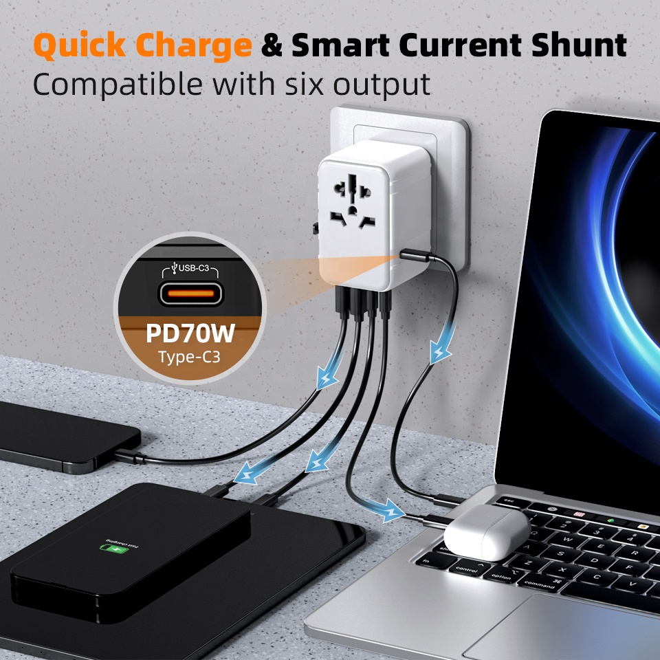 Universal Worldwide Wall Socke - Laptop Charger 评论和价格