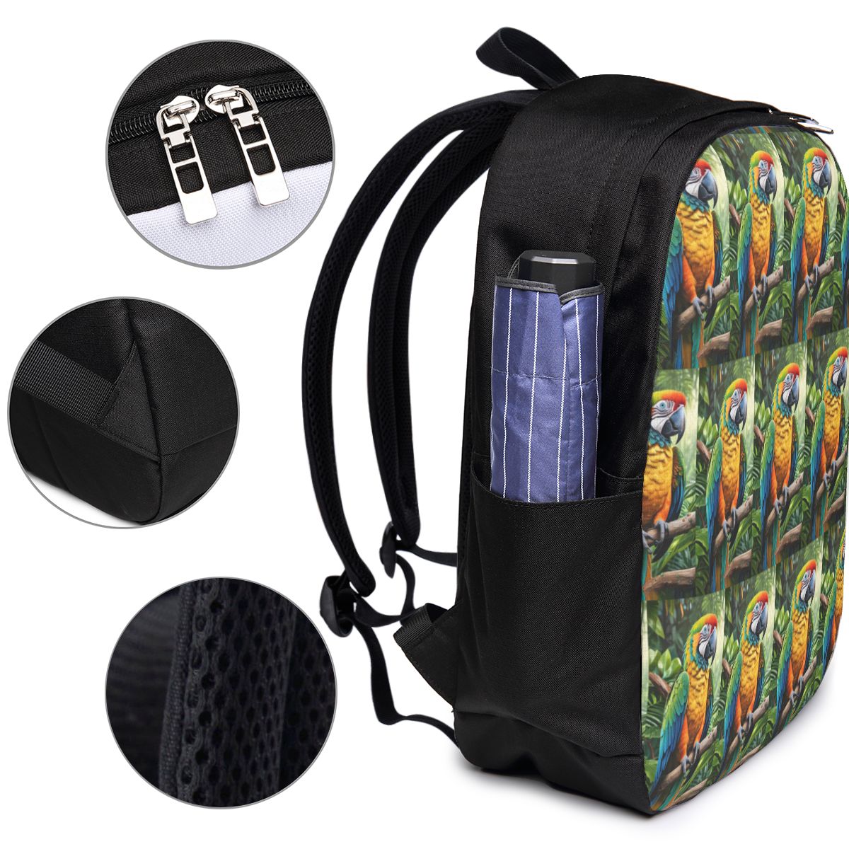 Cute Macaw Parrots Backpack Tr - Laptop Bag 评论和价格