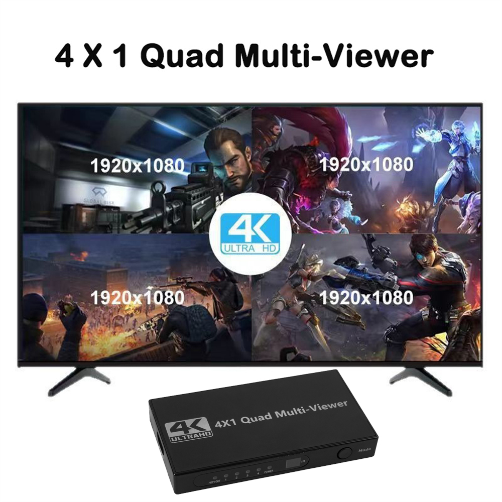 4K HDMI Quad Screen Multiviewe - Hdmi Cable 评论和价格
