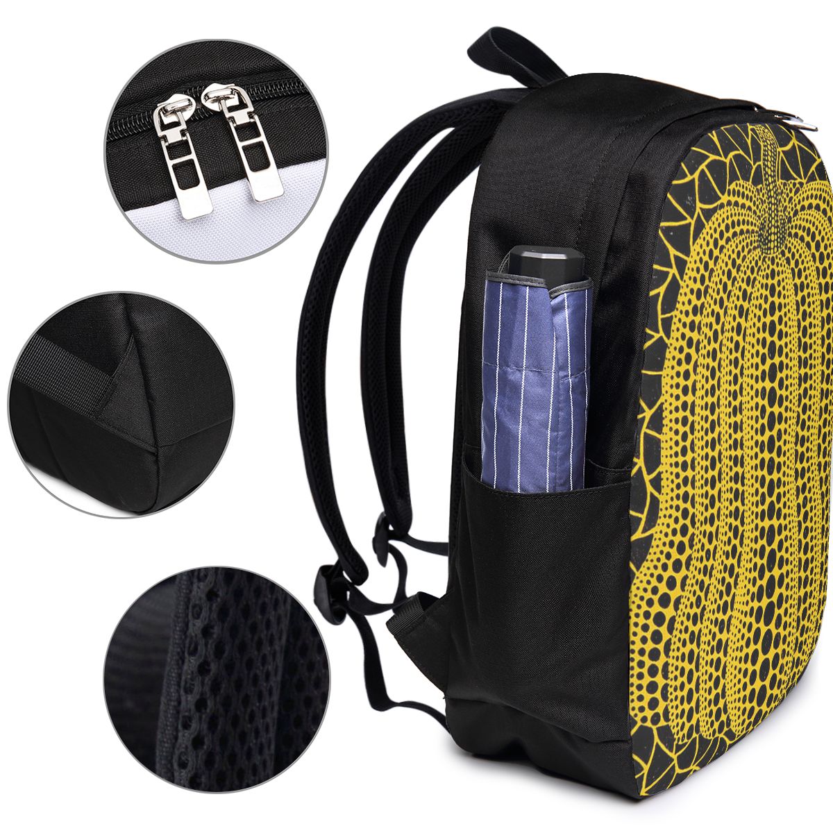 Yayoi Kusama Pumpkin Abstract  - Laptop Bag 评论和价格