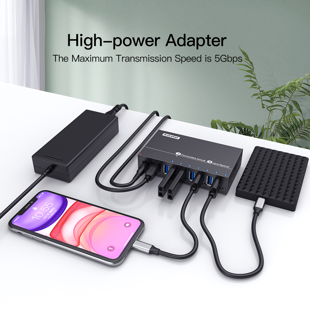 A-173 Sipolar 7 Port Usb Hub 3 - Usb Hub 评论和价格