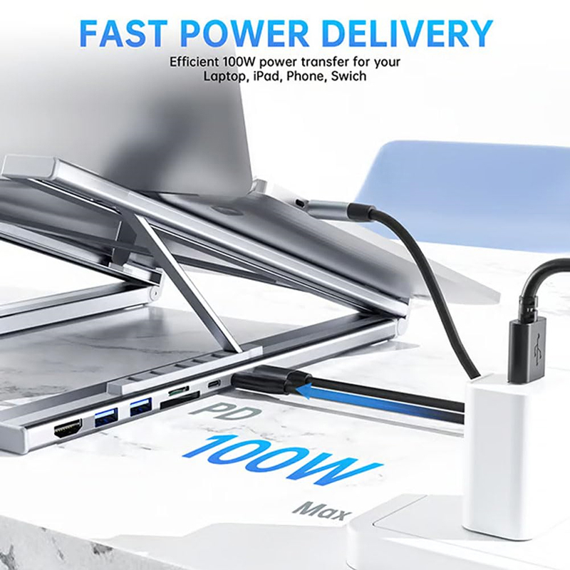 8-in-1 USB-C Laptop Stand With - Usb C Hub 评论和价格